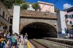 Tunnel on north side of Riomaggiore Station